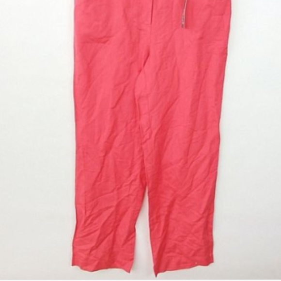 JM Collection Coral Linen Blend Pants -28 - Picture 7 of 7